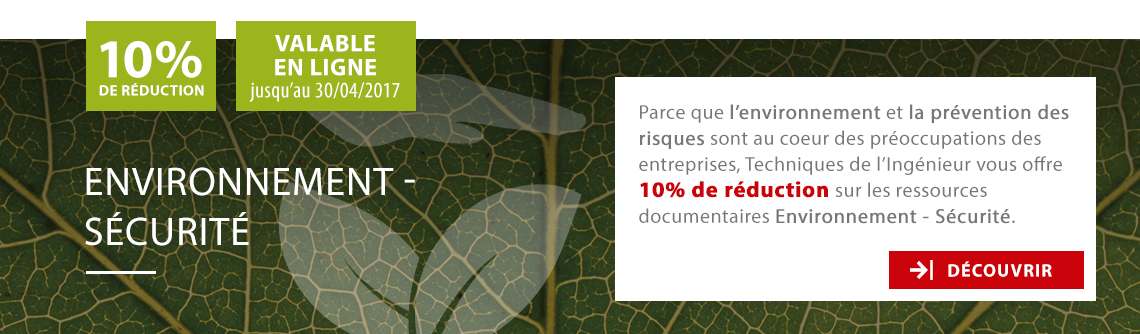 Environnement - Sécurité