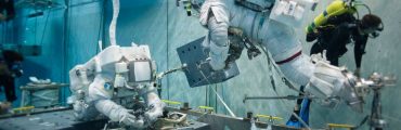 L’entraînement des astronautes en piscine