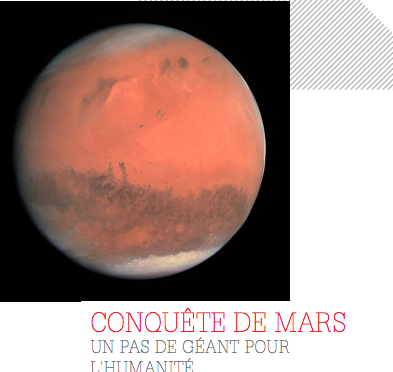 Conquête de Mars: un pas de géant pour l'humanité