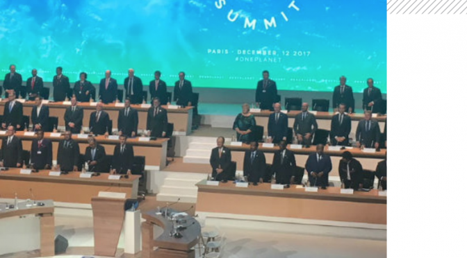 One Planet Summit: Au-delà de l'envie ?
