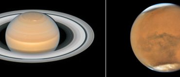Hubble immortalise Mars et Saturne au plus proche de la Terre