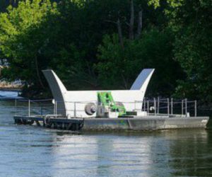 La première ferme d’hydroliennes fluviales est sur le Rhône