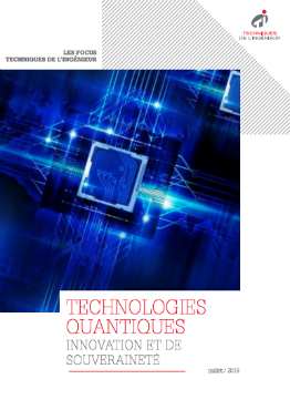 Technologies quantiques: un défi d'innovation et de souveraineté