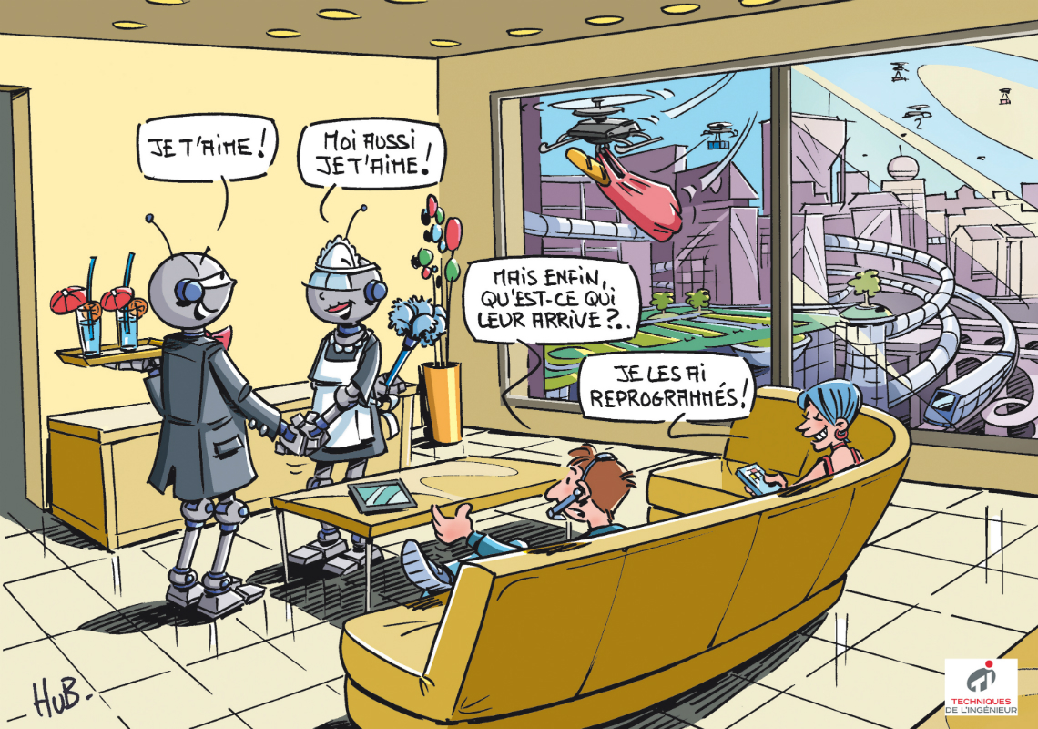 Dessin Smart city: le carrefour des innovations