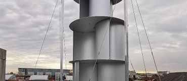Une éolienne spécialement adaptée en milieu urbain
