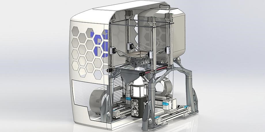 Une technologie d'imprimante 3D métal basée sur des sources LED