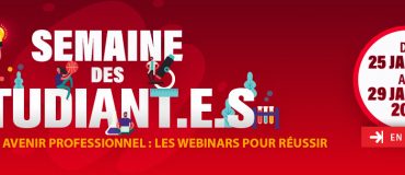 Semaine des étudiant.e.s 2021 : études et avenir professionnel, les webinars pour réussir
