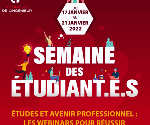 Semaine des étudiant.e.s 2022 : études et avenir professionnel, les webinars pour réussir