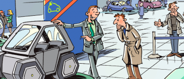 En image : une voiture électrique à pédales imprimable en quelques heures