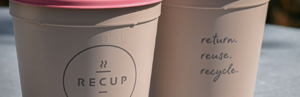 Gobelet en plastique recyclé