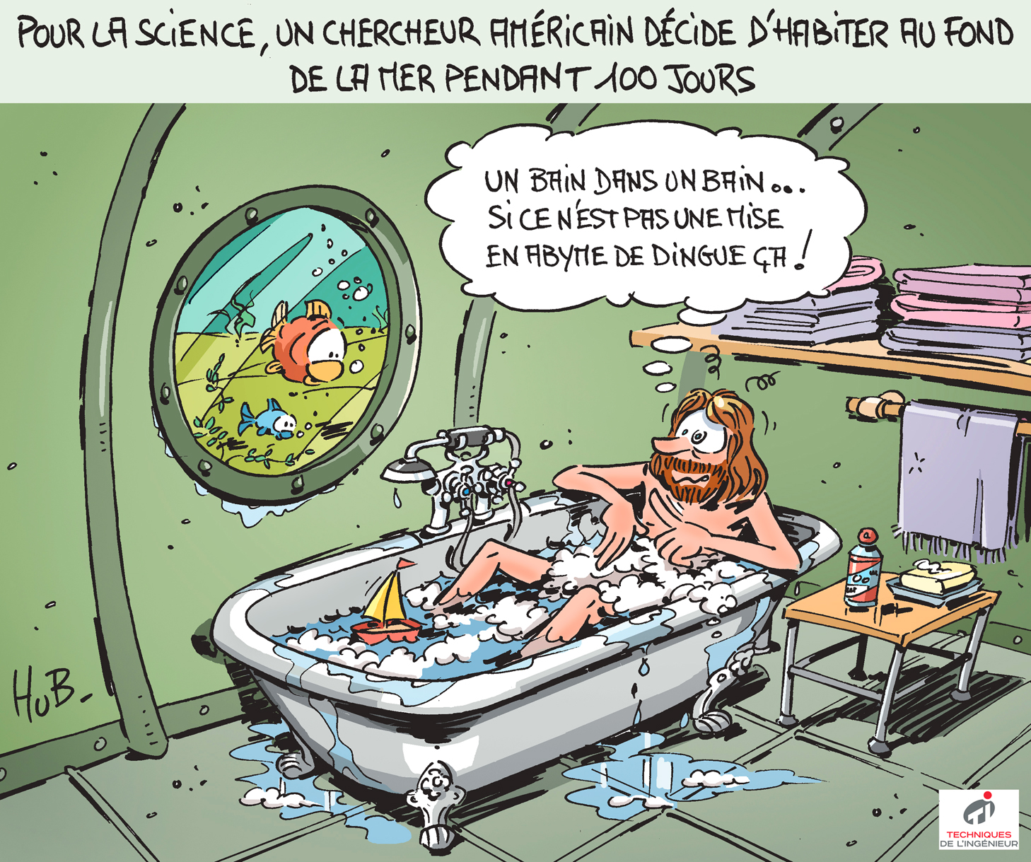 Pour la science, un chercheur américain s'enferme au fond de la mer pour une durée de 100 jours