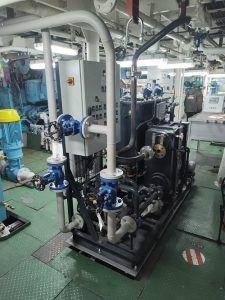 Machine à bord du Vigilance