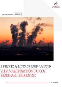 Leroux & Lotz ouvre la voie à la valorisation du CO2 émis par l’industrie