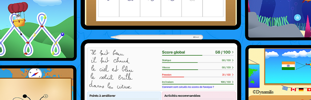 Dynamilis : le numérique au service de l’écriture manuscrite des enfants