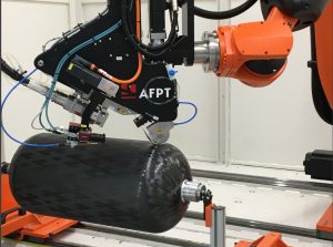 La cellule robotisée acquise par le Cetim et fabriquée pour l'entreprise allemande AFPT. Crédit : Cetim
