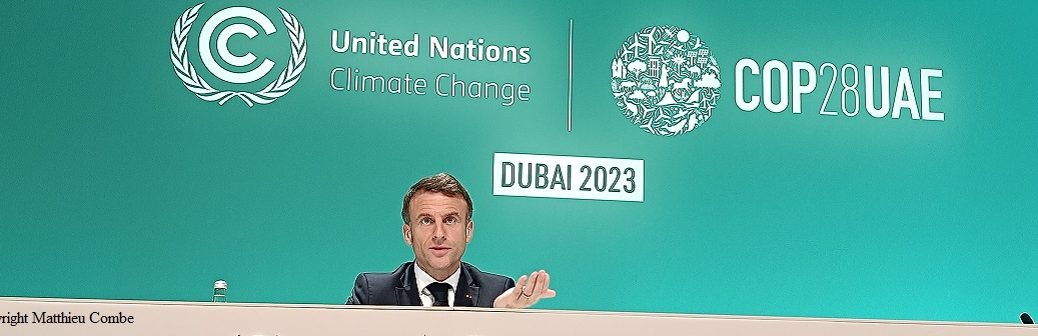 COP28 : Macron signe sur le nucléaire et les ENR contre le charbon - Copyright Matthieu Combe