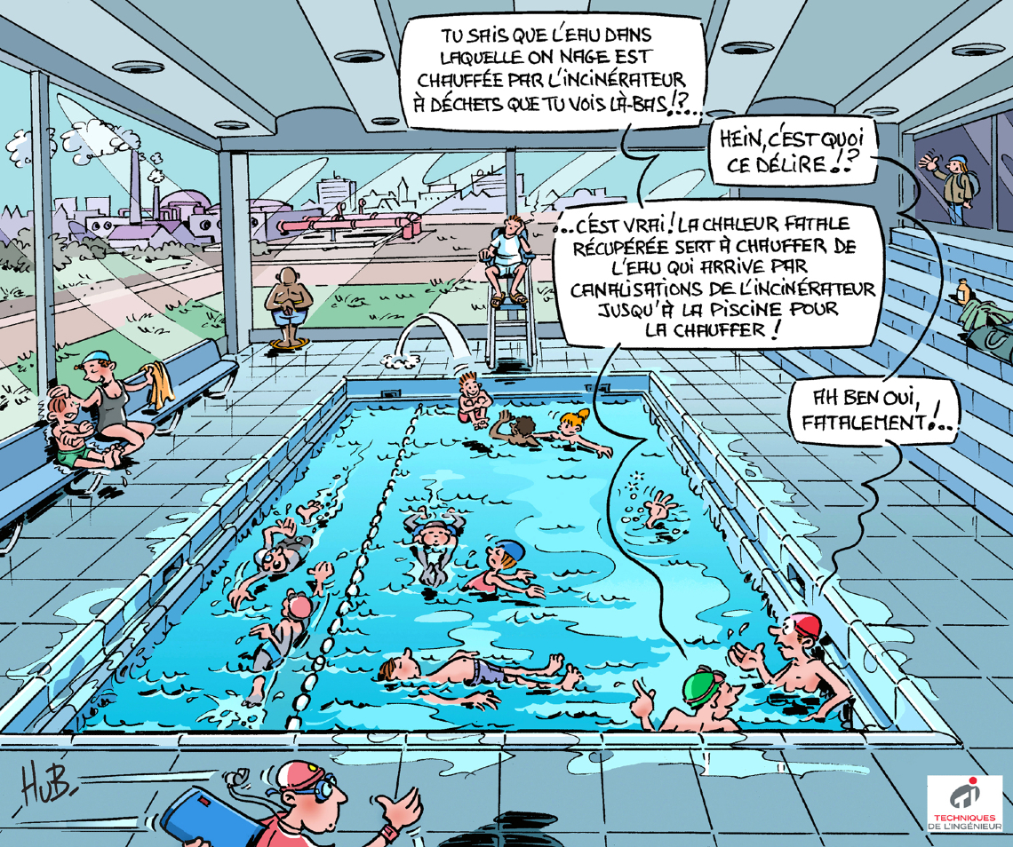 Dessin Valorisation de la chaleur fatale : un enjeu d’avenir pour l’industrie