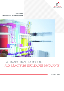 La France dans la course aux réacteurs nucléaires innovants