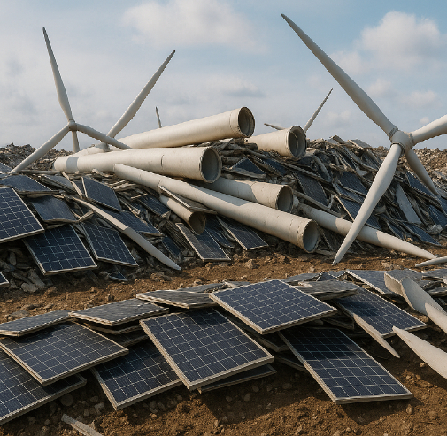 Recyclage : le talon d’Achille des énergies vertes ?