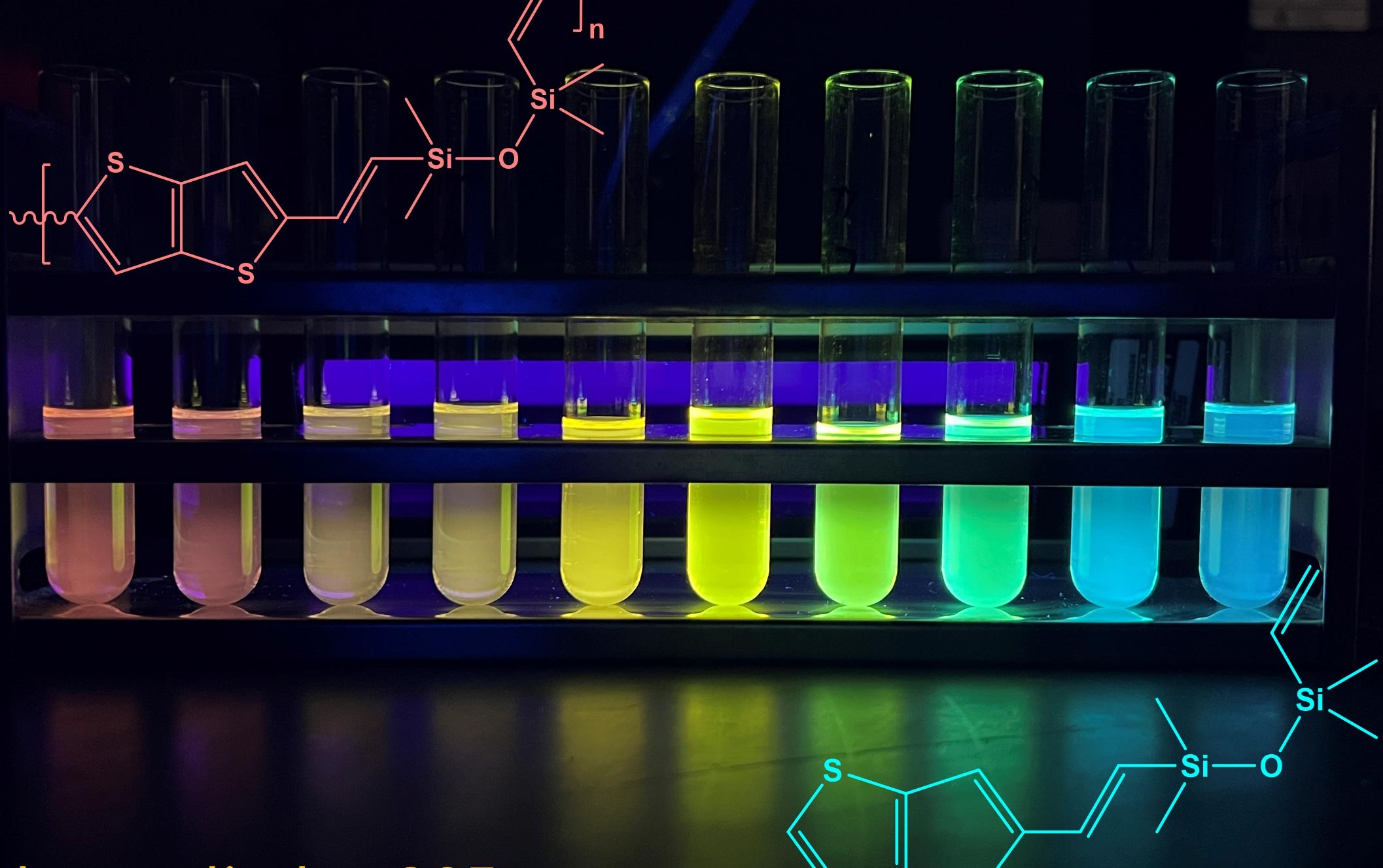 Les nouveaux copolymères de silicones et leur couleur sous lumière UV