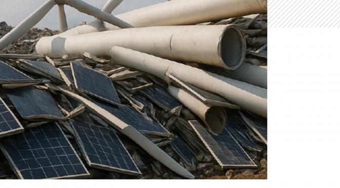 Recyclage : le talon d’Achille des énergies vertes ?