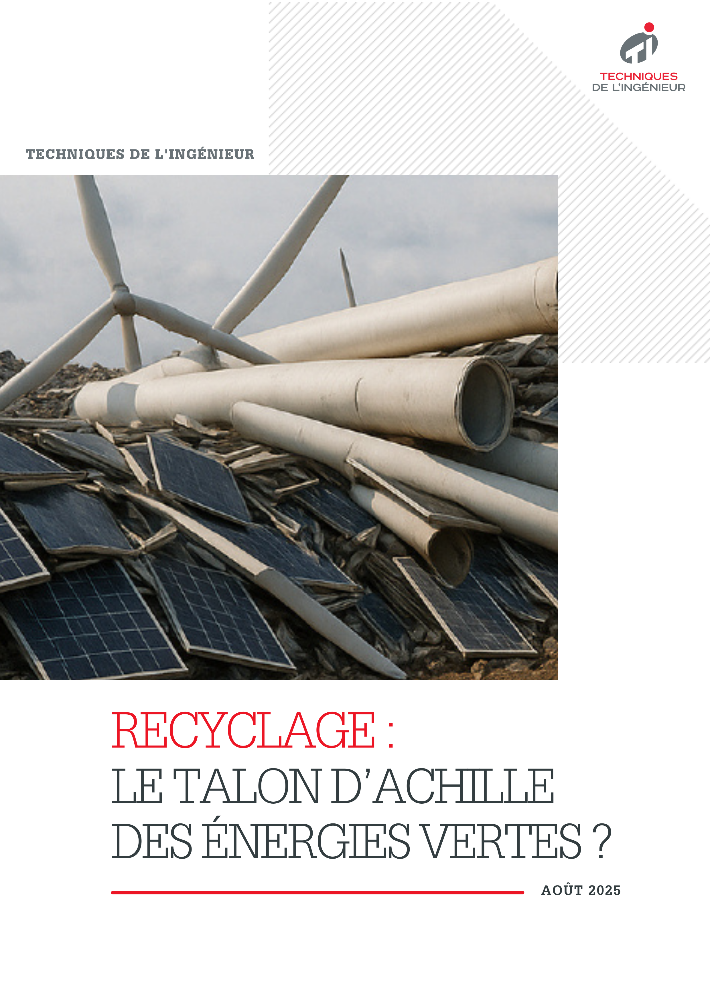 Recyclage : le talon d’Achille des énergies vertes ?
