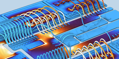 Modéliser le packaging et les tests de dispositifs électroniques avec COMSOL Multiphysics®