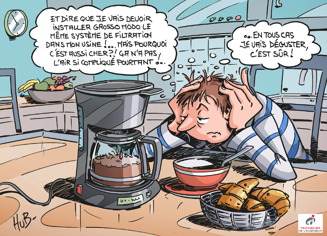 Dessin Utiliser l’eau en circuit fermé : un défi pour l’industrie