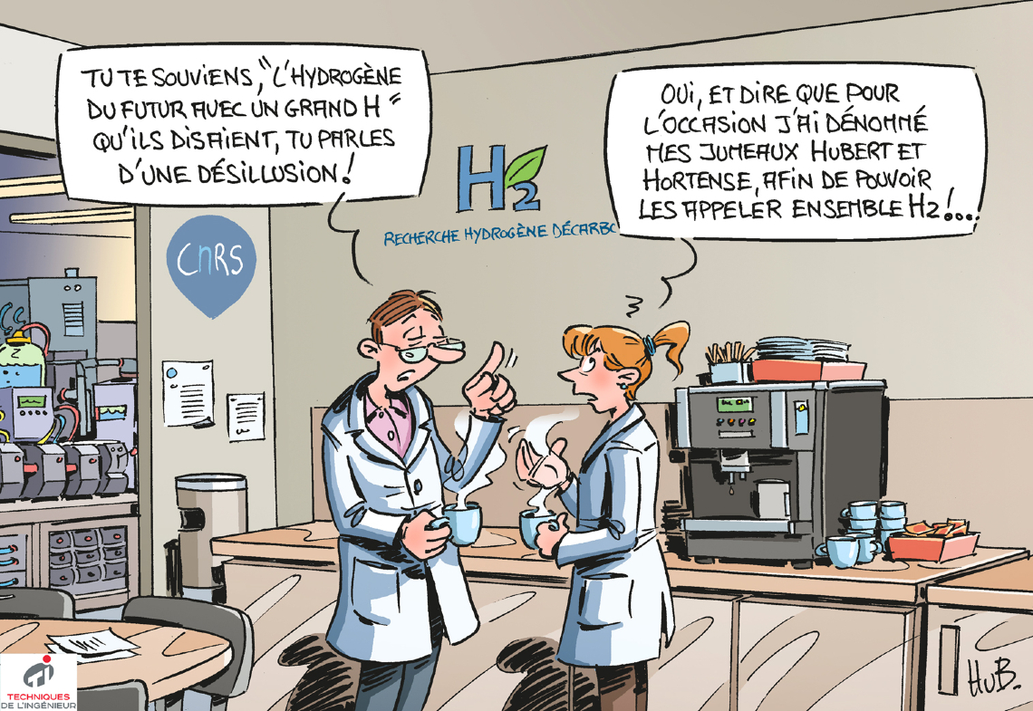 Dessin Hydrogène vert : nouvelle stratégie, nouveaux acteurs