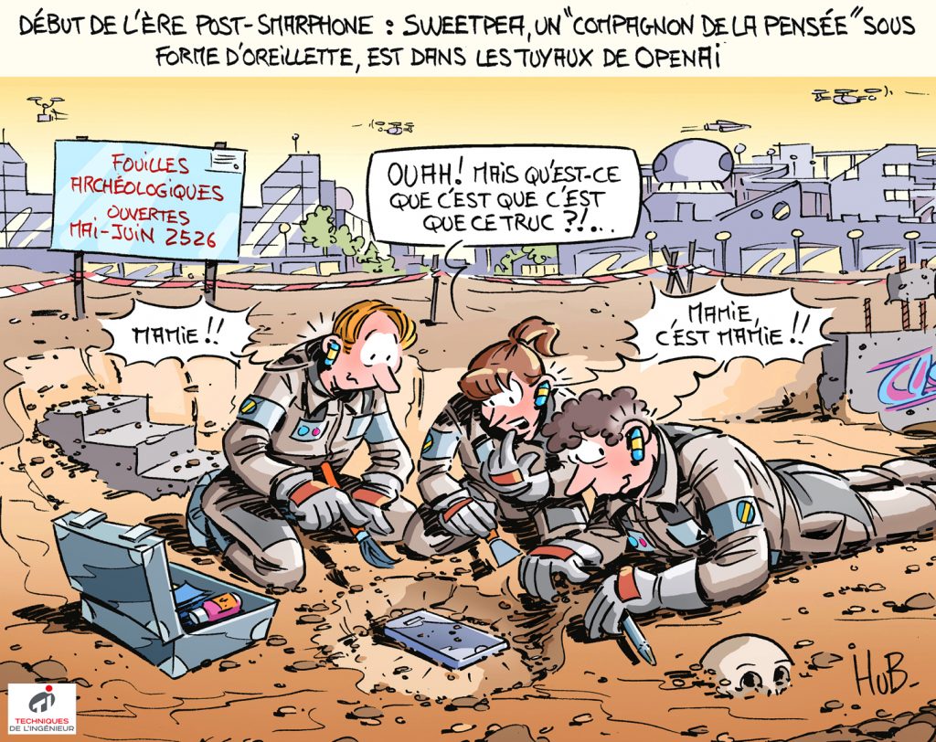 début de l’ère post-smartphone ? Sweetpea, un "compagnon de la pensée" sous forme d’oreillette, est dans les tuyaux d’OpenAI début de l’ère post-smartphone ? Sweetpea, un "compagnon de la pensée" sous forme d’oreillette, est dans les tuyaux d’OpenAI