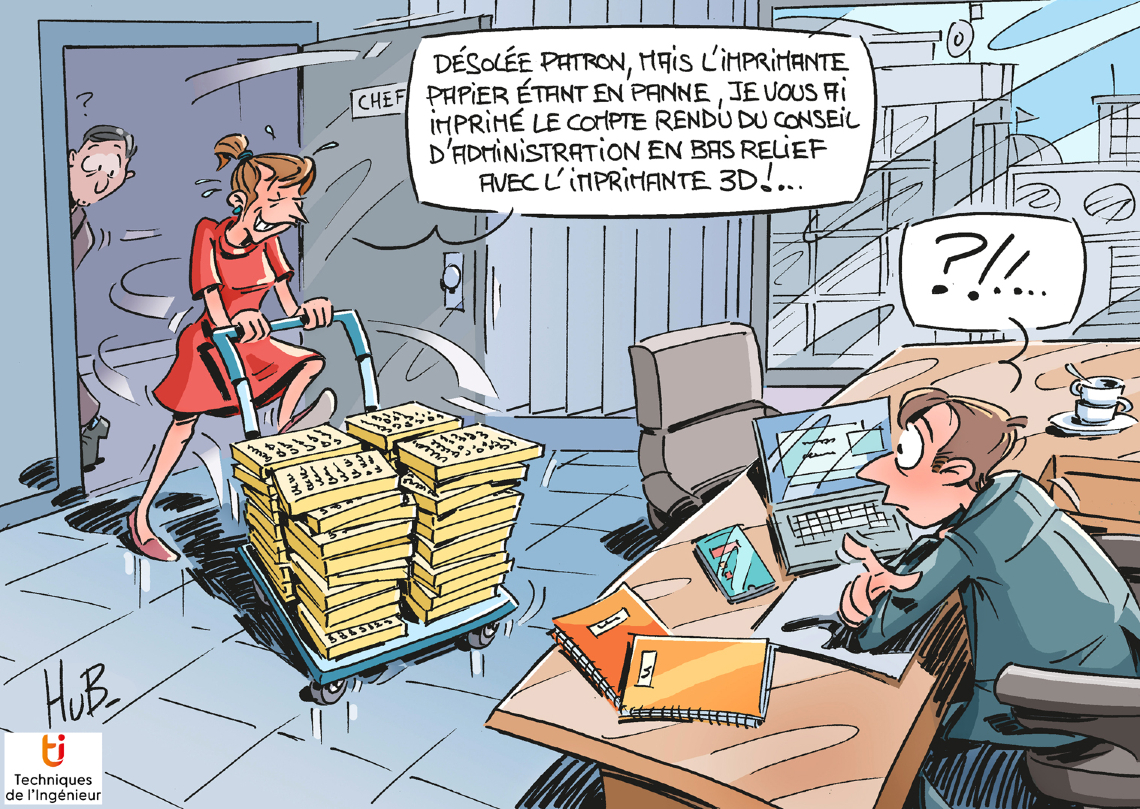 Dessin Fabrication additive : la France face au défi d’une filière industrielle souveraine