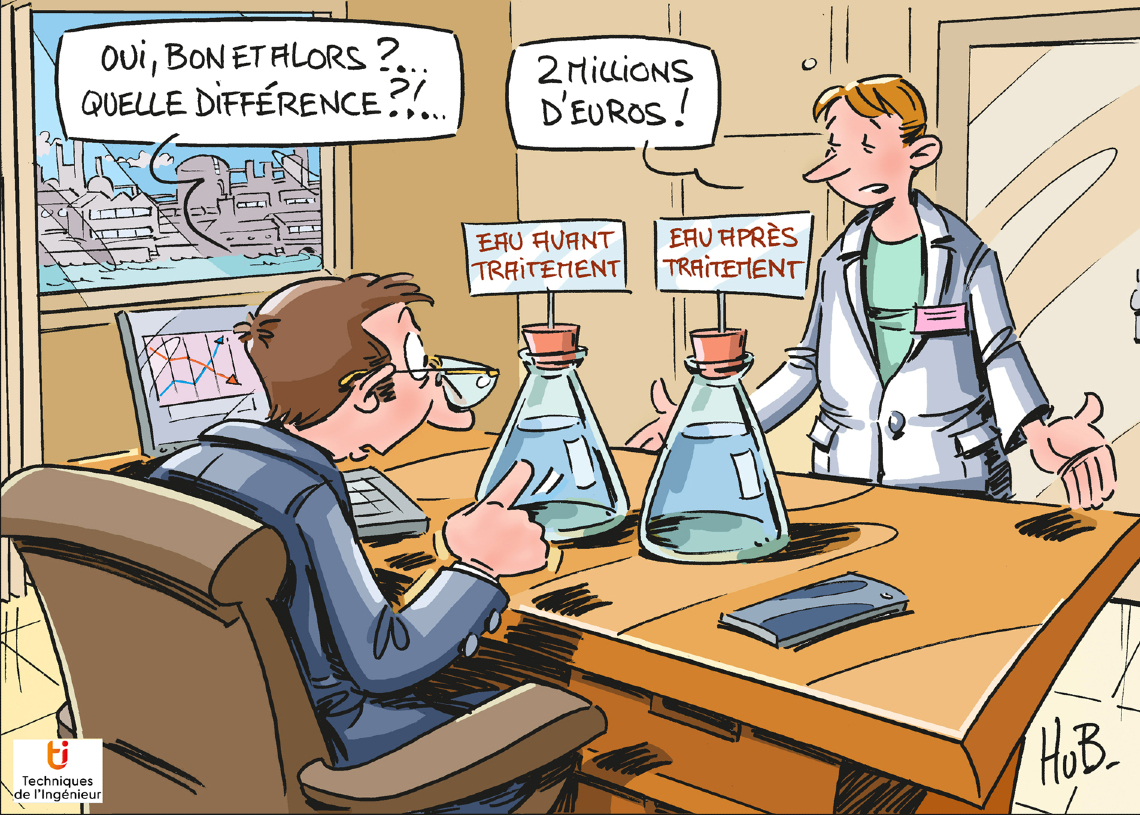 Dessin Nouveaux polluants, des enjeux sanitaires et technologiques majeurs pour l&rsquo;industrie
