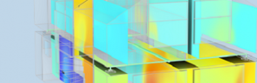 Modélisez la gestion thermique des bâtiments avec COMSOL Multiphysics®
