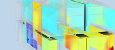 Modélisez la gestion thermique des bâtiments avec COMSOL Multiphysics®