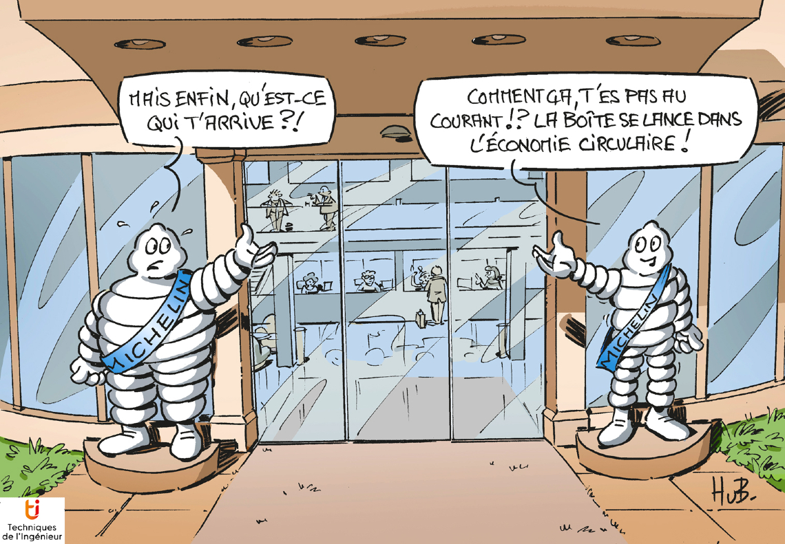 Dessin Economie circulaire : une pratique industrielle nécessairement disruptive