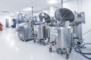 Les équipements de production industrielle conventionnels utilisés par Standing Ovation