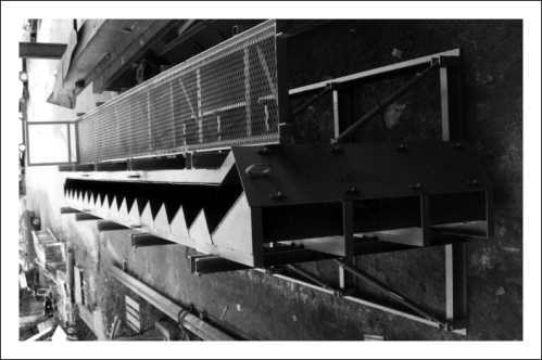 Moule d’escalier droit.