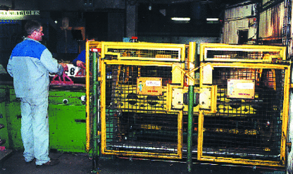 Protections linked to machine operation