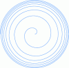 Figure 1 - The asymptotic unit-circle spiral (from Wikipedia)