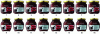 Figure 19 - The 16 jars presented to participants in the study by Piqueras-Fiszman et al.