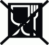 Figure 1 - No food contact pictogram