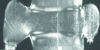 Figure 36 - Cross-section of a PVDF mirror weld