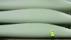 Figure 2 - Wind turbine blades incorporating new high-modulus fibers (© Owens Corning)