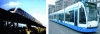 Figure 39 - Transrapid TR08 and Tramway Combino (source: Alcan Airex and Diab) 