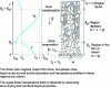 Figure 2 - Evaporation due to heating from below at a temperature above saturation temperature (according to [24])