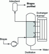 Figure 6 - Schematic diagram of a condensation-cryogenization process applicable to biogas purification