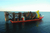 Figure 22 - Shell Perdido spar hull transport from Finland (© Technip)