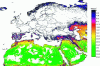 Figure 22 - Potential for solar thermal power generation in Mediterranean regions (source: ISET, 2003 [12])