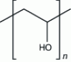Figure 31 - General formula for polyvinyl alcohol