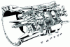 Figure 15 - Two-stage 5-speed gearbox